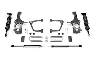 Fabtech K7075DL 2" Ball Joint UCA Lift Kit with Front Coilovers & Rear Shocks