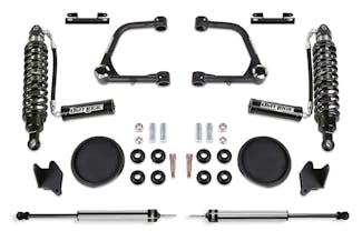 Fabtech K7088DL 3" Uniball UCA Lift Kit, Front Dirt Logic Coilovers & Rear Shocks