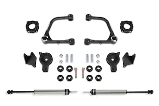 Fabtech K7089DL 3" Uniball UCA Lift Kit with Spacers and Rear Stealth Shocks