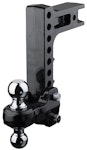 Fastway 49-00-5925 Flash 10" Solid Steel 2.5" Shank 2"&2-5/16" Chromed Balls