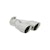 Flowmaster 15390 SS TIP 2.5IN x 3 DUAL ANG.CLAMP-L