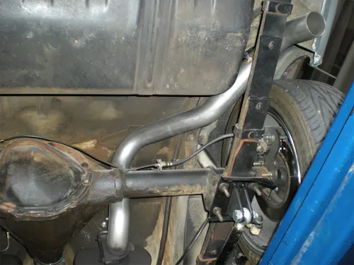 Made In USA Camaro Dual Exhaust System – 67 68 Transverse Muffler Big Block – Hugger Performance