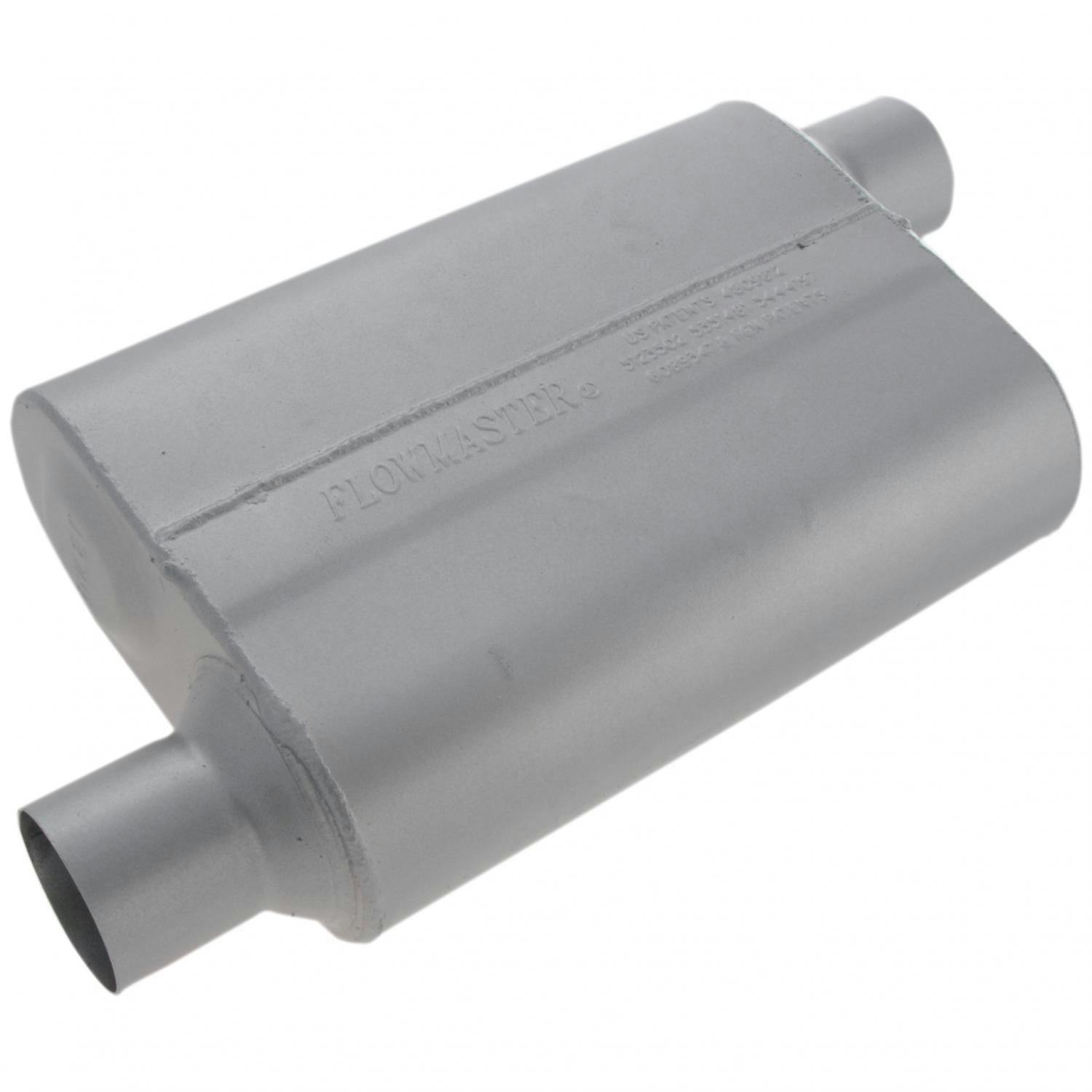 Aggressive Sound Flowmaster 43043 40 Series Muffler 3.00 Offset OUT 3.00 Offset IN