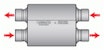 Flowmaster 42582 2.5IN(D)/OUT(D) 80 SERIES