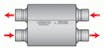 Flowmaster 42582 2.5IN(D)/OUT(D) 80 SERIES