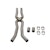 Flowmaster 81107 15-17 MUSTANG 3.7L RESONATOR DELETE XPIP