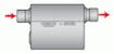Flowmaster 942444 2.25 IN(O)/OUT(OSS) 40 SERIES DF
