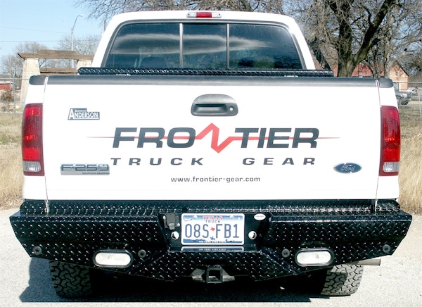 Frontier Truck Gear  100-19-9008 Diamond Rear Bumper No Drill Installation