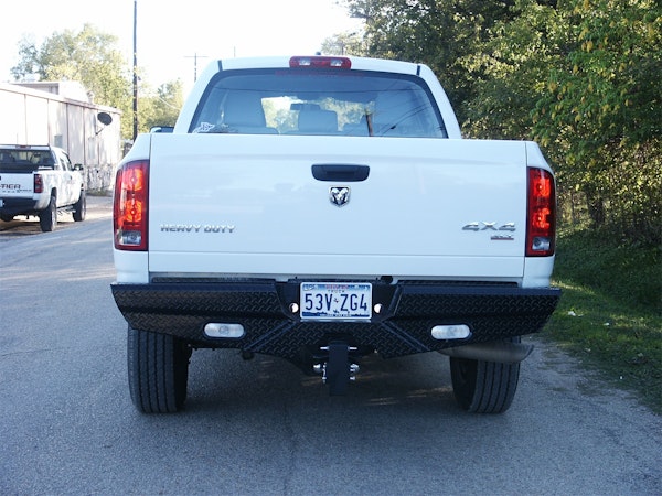Frontier Truck Gear  100-49-8004 Diamond Rear Bumper No Drill Installation
