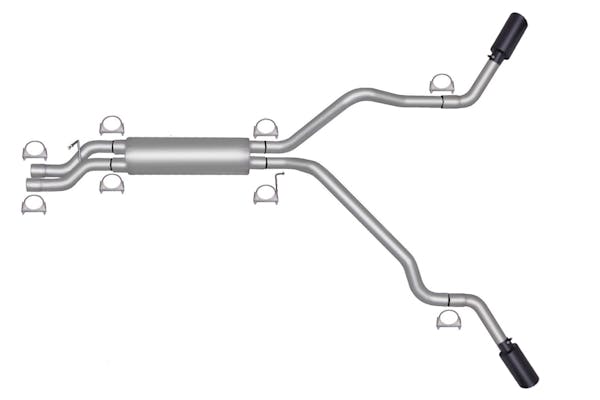 Gibson Performance Exhaust 65009B Black Elite Cat-Back Dual Extreme Exhaust System