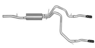 Gibson Performance Exhaust 65669B Black Elite Cat-Back Dual Split Exhaust System