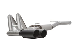 Gibson Performance Exhaust 65672B Black Elite Cat-Back Dual Sport Exhaust System; Stainless