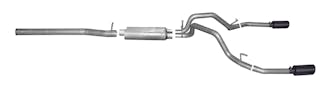 Gibson Performance Exhaust 65680B Black Elite Cat-Back Dual Split Exhaust System