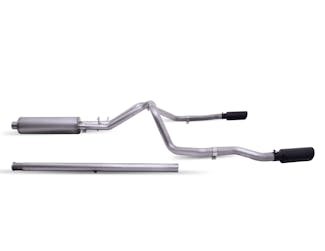 Gibson Performance Exhaust 65689B Black Elite Cat-Back Dual Split Exhaust System