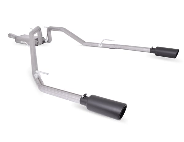Gibson Performance Exhaust 66569B Black Elite Cat-Back Dual Split Exhaust System