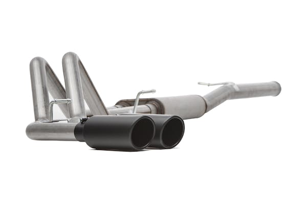 Gibson Performance Exhaust 68400B Black Elite Cat-Back Dual Sport Exhaust System; Stainless