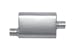 Gibson Performance Exhaust BM0102 3.0" Offset/Center Oval Muffler, Stainless