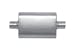 Gibson Performance Exhaust BM0106 2.25" Center/Center Oval Muffler, Stainless