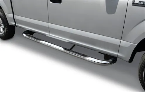 4000 Series SideSteps With Mounting Bracket Kit Powder Coat Black 2014-2018 Silverado/Sierra 1500/2500 HD Go Rhino