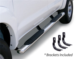 Go Rhino 684404987PS 4 OE Xtreme - Complete kit: Sidesteps + Brackets