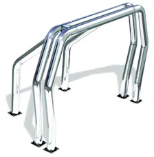 Go Rhino 9009516DSC RHINO! Bed Bar - Complete kit: Main bar + Kickers