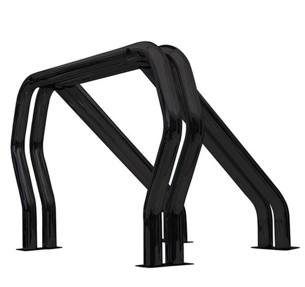 Go Rhino 9109370DDB RHINO! Bed Bar - Complete kit: Main bar + Kickers