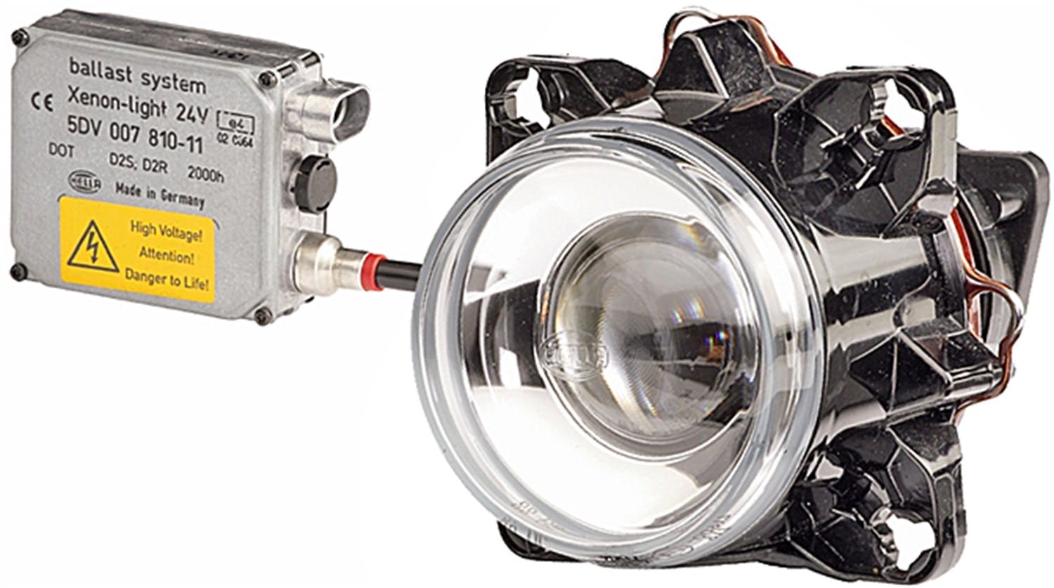 Hella Inc 008194047 90mm Single DE Xenon Low Beam Module