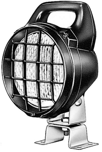 Hella Inc H15470001 Matador Halogen Work Lamp with Grille & Switch (CR)