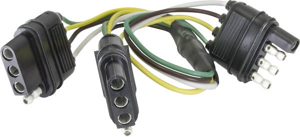 Hopkins Towing 11148155 4 Flat To 2 Connector Splitter