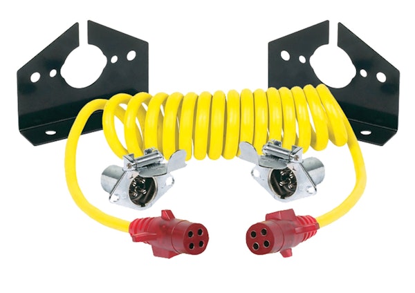 Hopkins Towing 47046 Endurance Flex-Coil Nite-Glow 4 Round To 4 Round Adapter Kit