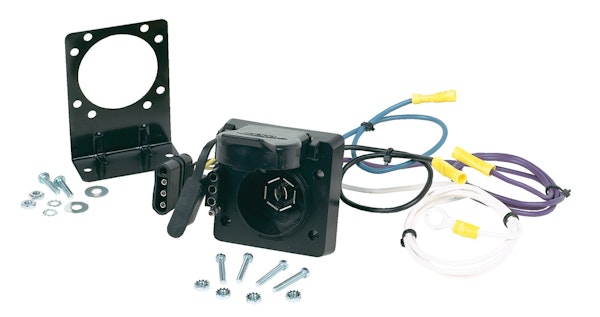 Hopkins Towing 47185B Multi-Tow® 4 Flat To 7 Blade And 4 Flat Connector