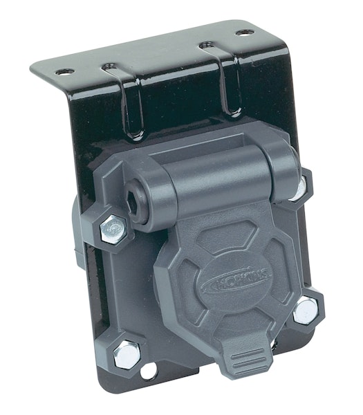 Hopkins Towing 48420 Endurance 6-Pole Round Vehicle End Connector