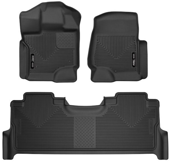 Husky Liners 53388 X-act Contour Series Front & 2nd Seat Floor Liners