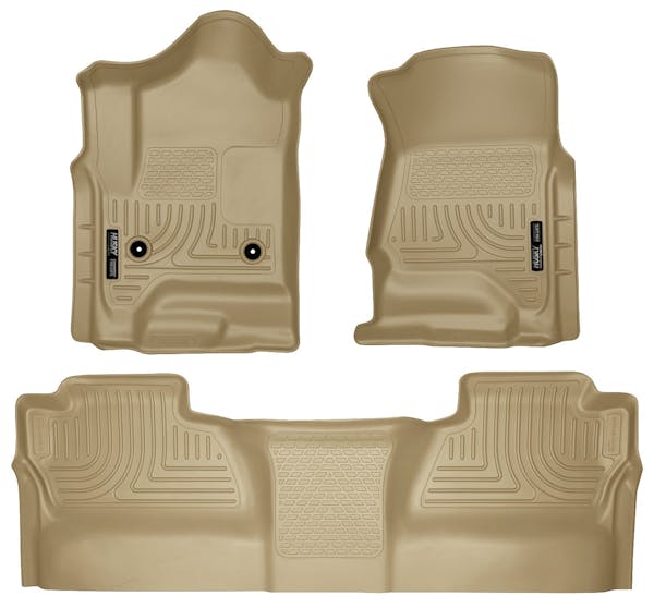 Husky Liners 98233 Weatherbeater Series Front & 2nd Seat Floor Liners (Footwell Coverage)