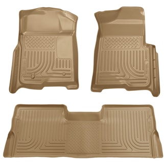 Husky Liners 98383 Weatherbeater Series Front & 2nd Seat Floor Liners (Footwell Coverage)