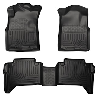 Husky Liners 98951 Weatherbeater Series Front & 2nd Seat Floor Liners (Footwell Coverage)