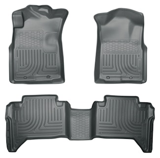 Husky Liners 98952 Weatherbeater Series Front & 2nd Seat Floor Liners (Footwell Coverage)