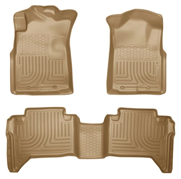 Husky Liners 98953 Weatherbeater Series Front & 2nd Seat Floor Liners (Footwell Coverage)