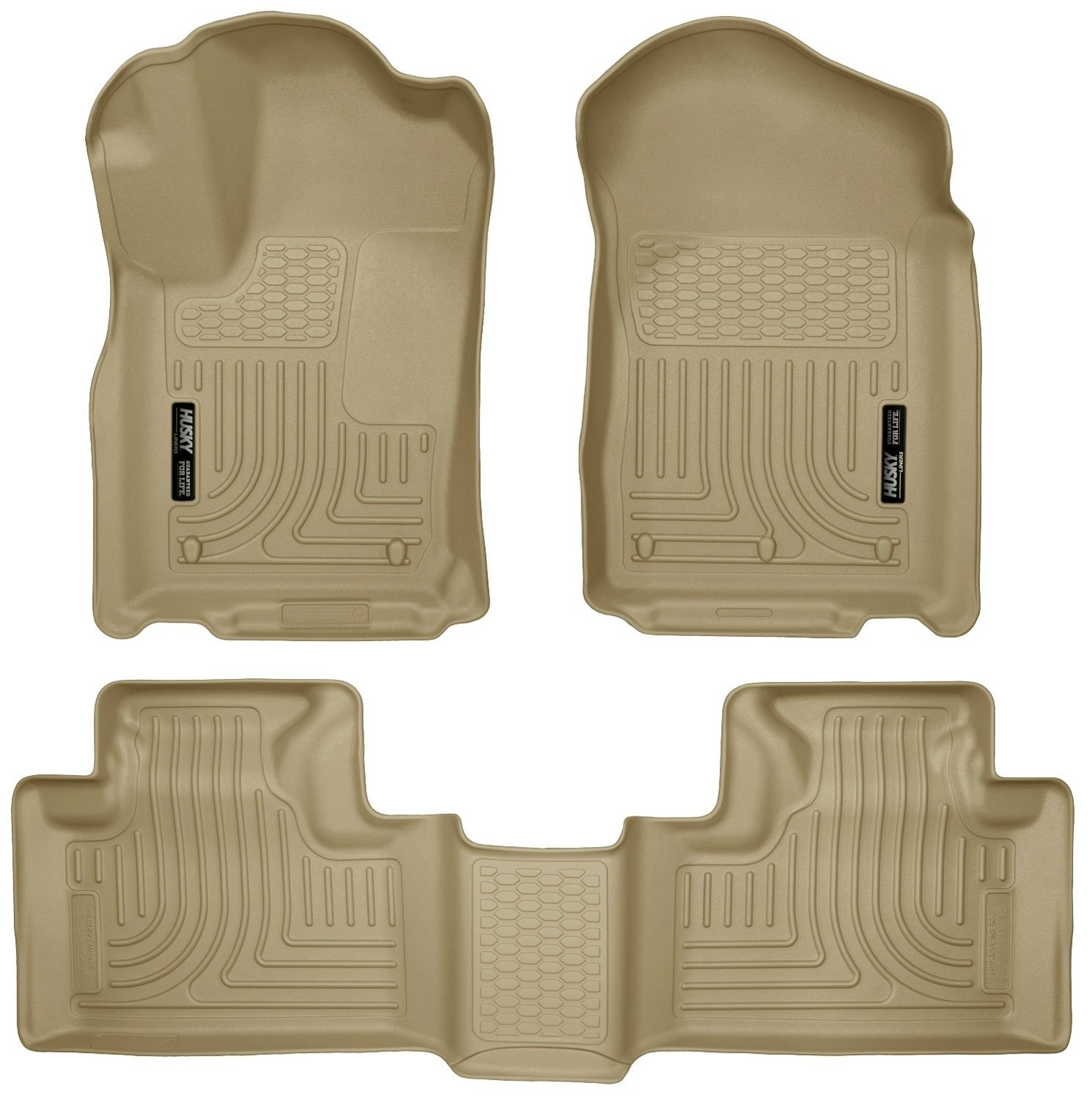 Husky Liners 99053 Weatherbeater Series Front  2nd Seat Floor Liners Tan