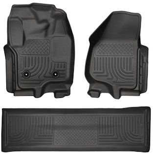 Husky Liners 99711 Weatherbeater Series Front & 2nd Seat Floor Liners (Footwell Coverage)