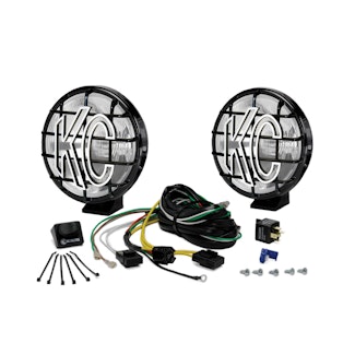 KC Hilites 151 6" Apollo Pro Halogen - 2-Light System - 100W Spread Beam