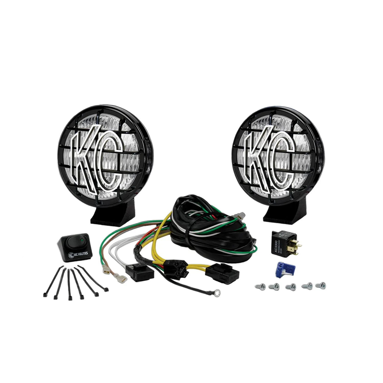KC Hilites 452 KC Apollo Pro Halogen 5in Fog 2-Light System Universal