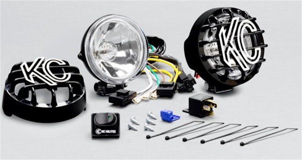 KC Hilites 490 4" Rally 400 Halogen - 2-Light System - 55W Spread Beam