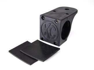 KC Hilites 73071 Bracket Set - Tube Clamp Light Mount - Rubber Adjustment Shims - 1.75" - 2.0"