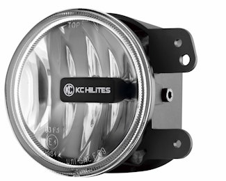 KC Hilites 1497 4" Gravity® LED G4 - Single Light - SAE/ECE - 10W Fog Beam - for 10-18 Jeep JK
