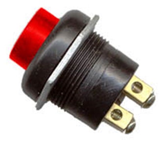 Kleinn Automotive Air Horns 318 The Detonator-Red flush mount push button switch. T