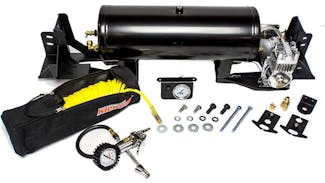 Kleinn Automotive Air Horns RAM1500-OBA RAM 1500 Onboard Air System with 6450RC Waterproof Air Compressor