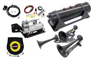 Kleinn Automotive Air Horns RPTR-734 Ford Raptor Bolt-On Train Horn and Air System with 6450RC Compressor and Model 7