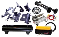Kleinn Automotive Air Horns RZR1000-KIT Complete Bolt-on RZR 100 Heavy Duty Onboard Air System with Model 102-1 Air Horn