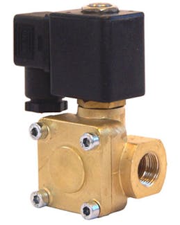 Kleinn Automotive Air Horns VX6003 Vortex™ 6 12v Brass Air Valve-3/8in. F NPT inlet; 3/8in. F NPT outlet